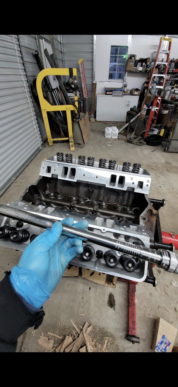 Engine repair work